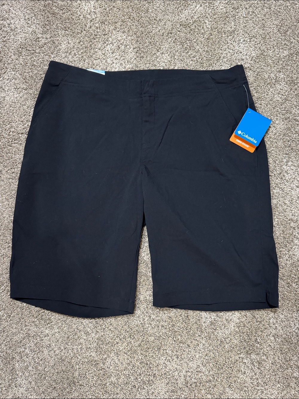 Columbia Black Woman’s  Flat Front Performance Shorts